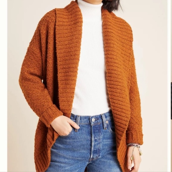 Anthropologie Denise Textured Open Cardigan Size XS - Picture 11 of 12